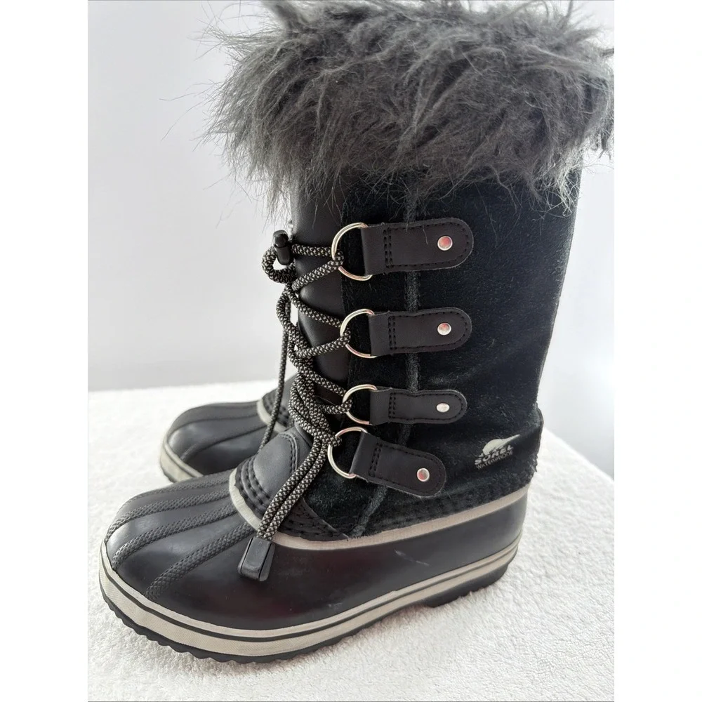 SOREL Youth Joan of Arctic Waterproof Winter Boots 2 Big Kid Girls  1855201013
